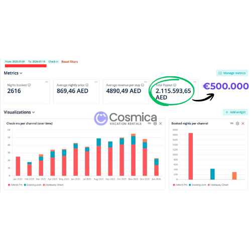 Cosmica Dubai — Revenue 2025
